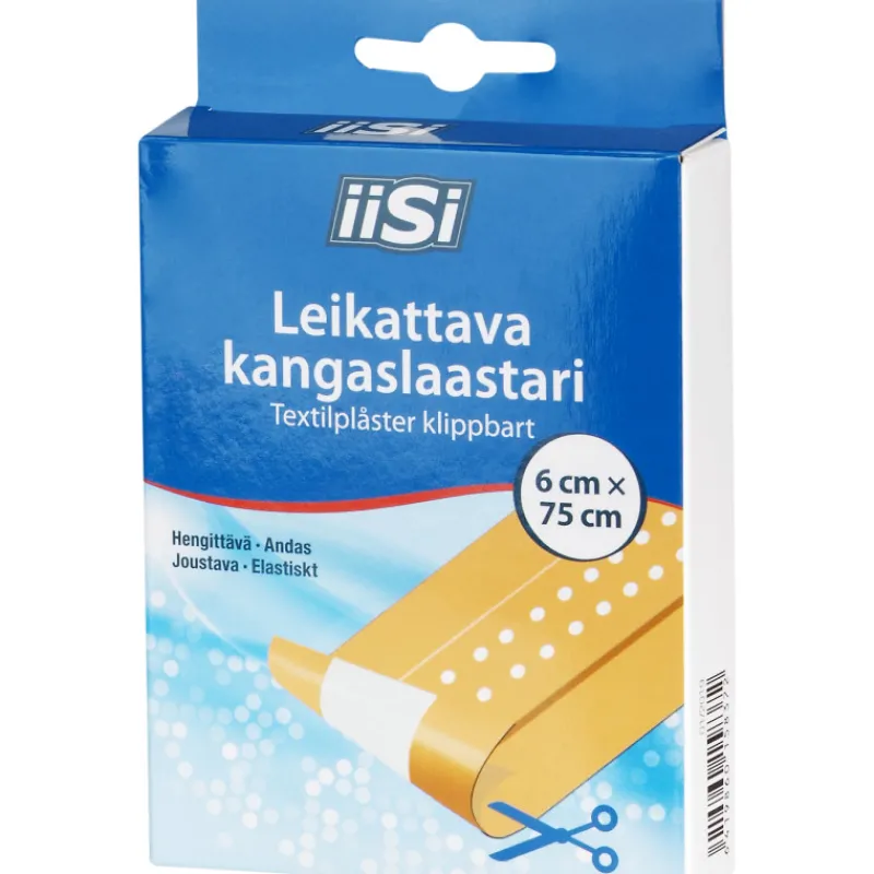 kangaslaastari-iisi-6-cm-x-75-sYbNZjla-0.webp Iisi Hyvinvointi- Ja Terveydenhoitotarvikkeet^Kangaslaastari 6 Cm X 75 Cm Leikattava