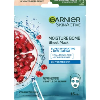 Garnier Skinactive Ihonhoitotuotteet^Kangasnaamio Garnier 28 G Moisture Bomb