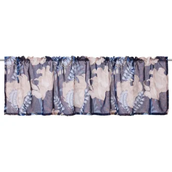 Vallila Verhot Ja Verhotarvikkeet-Kappaverho 60 X 250 Cm Anais Light Sininen