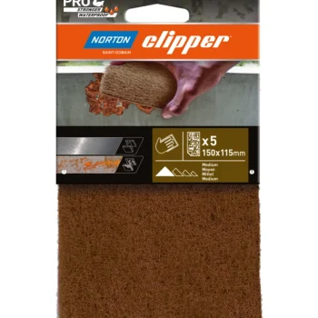 Norton Clipper Käsityökalut-Karhunkieliarkki 150mmx115mm 5 Kpl Ultra Fine