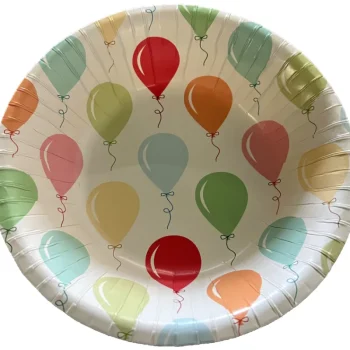 Let's Party Lasten Juhlat-Kartonkilautanen 10 Kpl 18 Cm Ilmapallo Syvä