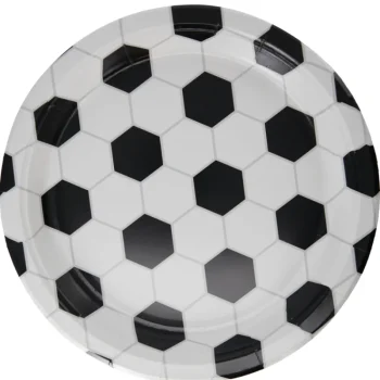 Let's Party Lasten Juhlat-Kartonkilautanen 10 Kpl 25 Cm Jalkapallo