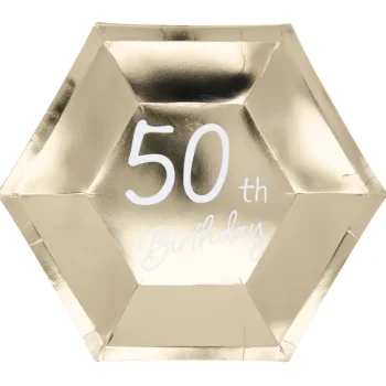 Let's Party Teemajuhlat-Kartonkilautanen 6 Kpl 23 Cm 50v