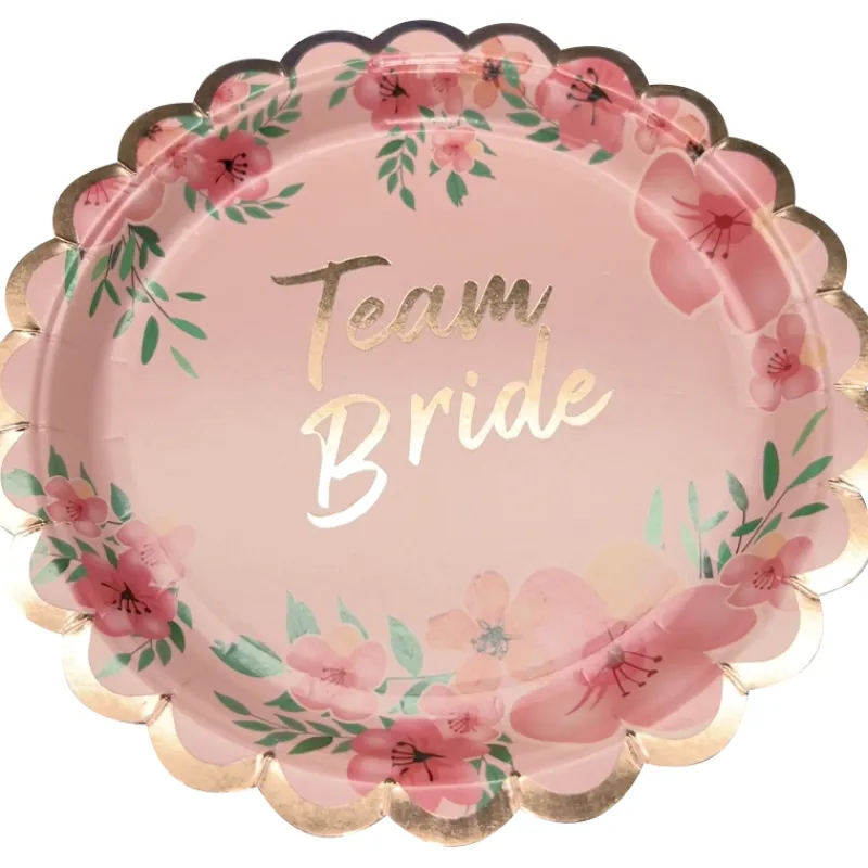 kartonkilautanen-lets-party-6-GcfRmUUd-0.webp Let's Party Teemajuhlat-Kartonkilautanen 6 Kpl 23 Cm Team Bride