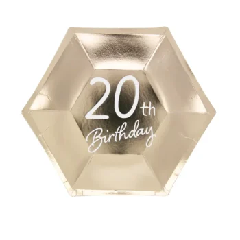 Let's Party Teemajuhlat-Kartonkilautanen 6 Kpl 18 Cm 20v