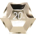 Let's Party Teemajuhlat-Kartonkilautanen 6 Kpl 23 Cm 20v