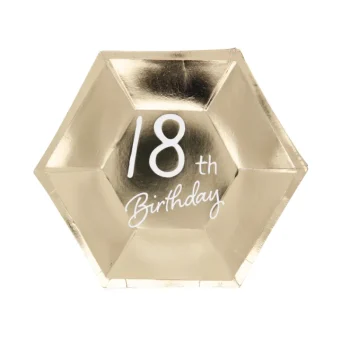 Let's Party Teemajuhlat-Kartonkilautanen 6 Kpl 18 Cm 18v