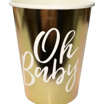 Let's Party Teemajuhlat-Kartonkimuki 6 Kpl Oh Baby