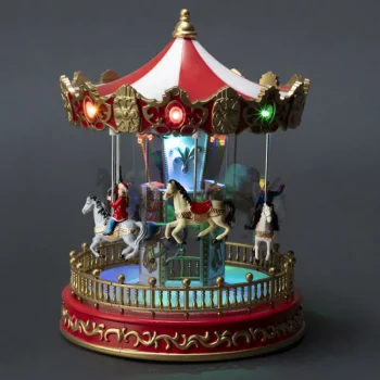 Kotikulta Koristevalot-Karuselli 20 Cm LED-koriste