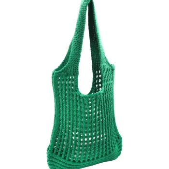 Miny Naisten Asusteet-Kassi Virkattu, Vihreä