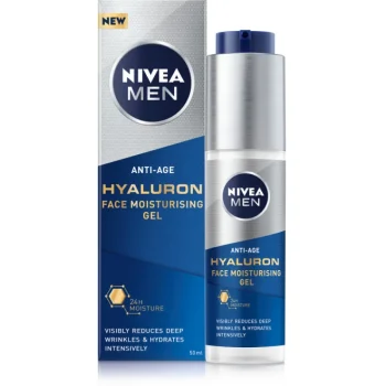 Nivea Men Miesten Ihonhoito Ja Puhdistus^Kasvogeeli 50 Ml Anti-Age Hyaluron Face