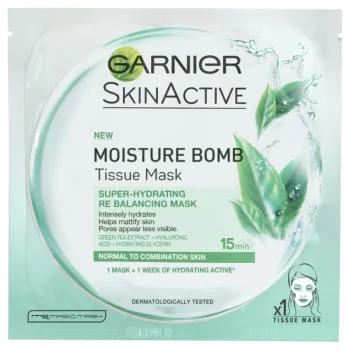 Garnier Skin Active Ihonhoitotuotteet^Kasvonaamio 32 G Moisture Bomb Normaalille Ja Sekaiholle
