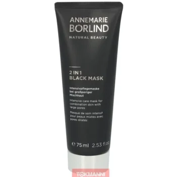 Annemarie Borlind Ihonhoito^Kasvonaamio, Annemarie Börlind 75 Ml 2 In 1 Black Mask