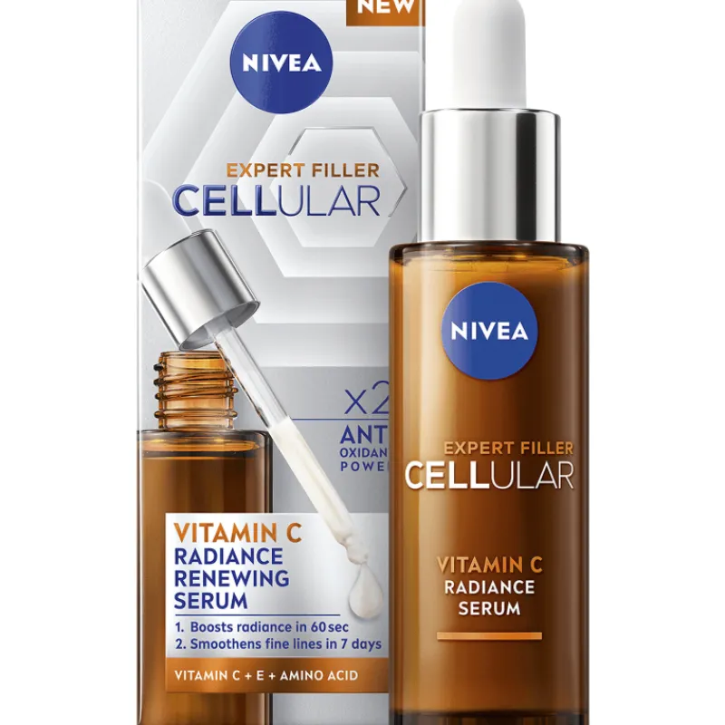 kasvoseerumi-nivea-30-ml-cellu-tlegzAAJ-0.webp Nivea Ihonhoitotuotteet^Kasvoseerumi 30 Ml Cellular Expert Filler Vitamin C Radiance Renewing