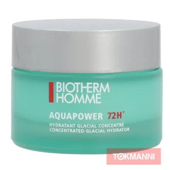 Biotherm Ihonhoito^Kasvovoide, 50 Ml Homme Aquapower 72h Concentrated Glacial Hydrator