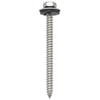 Keraplast Pihan Rakennusmateriaalit-Kateruuvi RST 4,8 X 60 Mm + 14 Mm Aluslevy