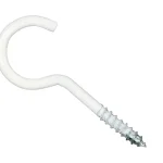 Pisla Ripustus-Kattokoukku 40 Mm Valkoinen, 4 Kpl