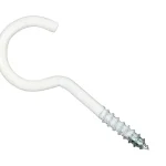 Pisla Ripustus-Kattokoukku 50 Mm, Valkoinen, 4 Kpl