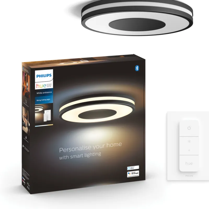 kattovalaisin-philips-hue-bein-rymqvhMK-0.webp Philips Hue Sisävalaisimet-Kattovalaisin Being, Musta