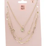 Miny Korut Ja Kellot^Kaulakoru 3 Kpl Kullanvärinen