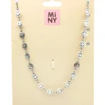 Miny Korut Ja Kellot^Kaulakoru Hopeanvärinen