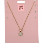 Miny Korut Ja Kellot^Kaulakoru Kukkariipuksella Kullanvärinen