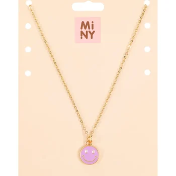Miny Korut Ja Kellot^Kaulakoru Smiley Lila