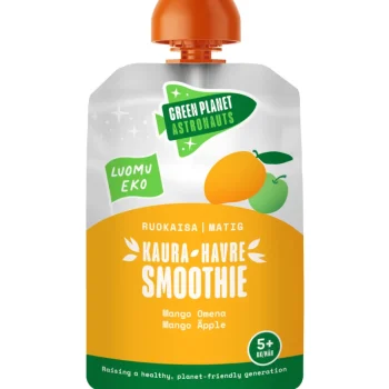 Green Planet Astronauts Lastenruoka-ateriat Ja Välipalat^Kaurasmoothie 100 G Omena-mango Luomu 5 Kk+
