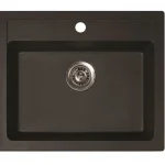 Aqualine LVI-Keittiöallas 600 X 500 Mm X-Granit Grafiitinmusta