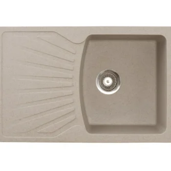 Aqualine LVI-Keittiöallas 770 X 500 Mm X-Granit Hiekanvärinen