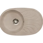 Aqualine LVI-Keittiöallas 780 X 500 Mm X-Granit Hiekanvärinen