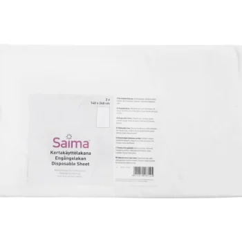 Vuodevaatteet-Kertakäyttölakana 140 X 240 Cm 2 Kpl