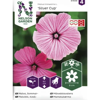 Nelson Garden Basic Kasvien Ja Nurmikonsiemenet-Kesämalvikki Siemen Silver Cup
