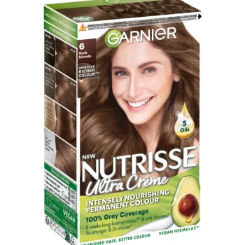 Garnier Nutrisse Hiusvärit-Kestoväri 6.0 Vaaleanruskea