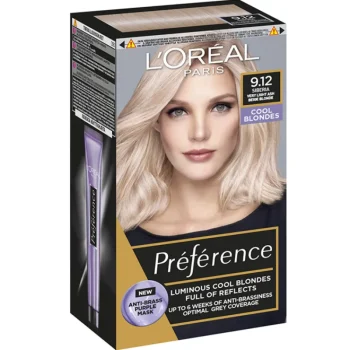 Loreal Preference Hiusvärit^Kestoväri 9.12 Siberia Vaalea Helmiäistuhka