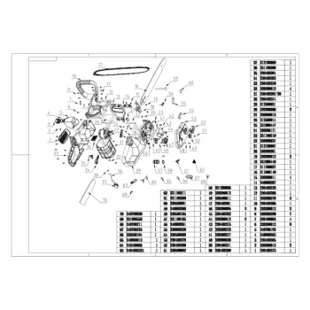 Metsänhoito-Ketjunkiristysnuppi Brücke CSA40 Akkumoottorisahaan