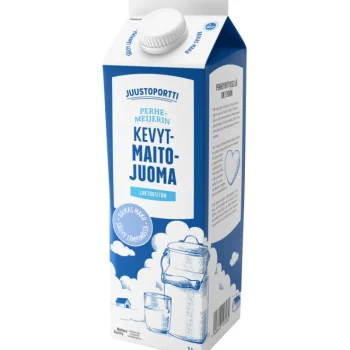Juustoportti Erikoismaidot^Kevytmaitojuoma 1 L Perhemeijerin Laktoositon UHT
