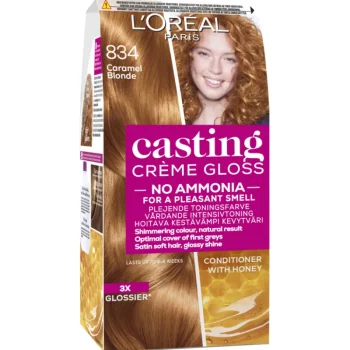 Loreal Casting Hiusvärit^Kevytväri Gloss 834 Caramel