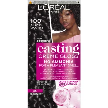 Loreal Casting Hiusvärit^Kevytväri Créme Gloss 100 Musta