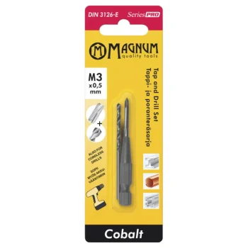 Magnum Sähkötyökalujen Tarvikkeet-Kierretappi/poranteräsarja M3