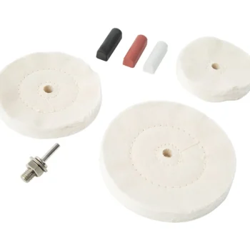 Kendo Sähkötyökalujen Tarvikkeet-Kiillotussarja Metallille 6-osainen