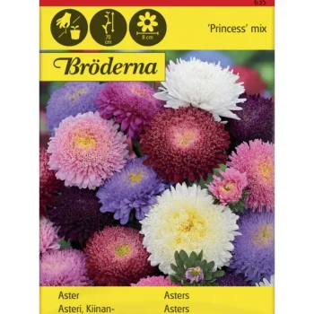 Bröderna Nelsons Kasvien Ja Nurmikonsiemenet-Kiinanasteri Princess Väriseos Siemen