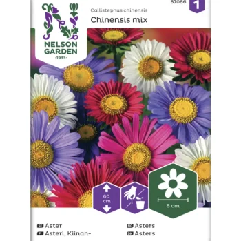 Nelson Garden Basic Kasvien Ja Nurmikonsiemenet-Kiinanasteri Siemen Chinensis Väriseos