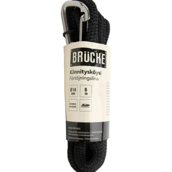 Brücke Kettingit, Köydet Ja Kuormansidonta-Kiinnitysköysi 14 Mm X 6 M HST Karbiinihaka