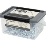 Brücke Naulat Ja Ruuvit-Kipsilevyruuvi 3,5 X 32 Mm, Sinkitty, 500 Kpl