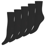 Pola Naisten Sukat Ja Sukkahousut-Kiristämättömät Naisten Sukat 5 Pr/pkt Musta
