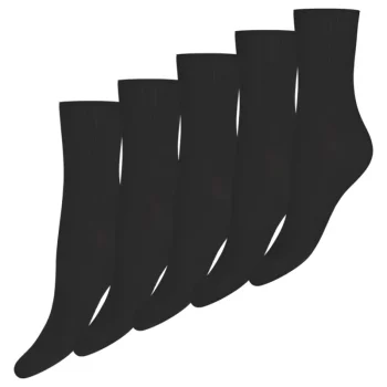 Pola Naisten Sukat Ja Sukkahousut-Kiristämättömät Naisten Sukat 5 Pr/pkt Musta