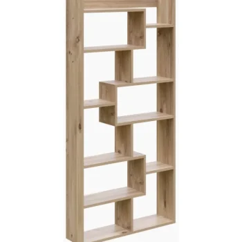 Chic Home Pienkalusteet-Kirjahylly 90 X 22 X 182 Cm Kukka Ruskea