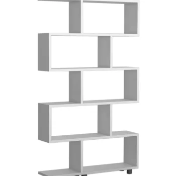 Chic Home Huonekalut-Kirjahylly 90 X 22 X 156 Cm Elina Valkoinen