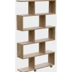 Chic Home Pienkalusteet-Kirjahylly 90 X 22 X 156 Cm Elina Ruskea